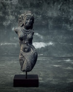 hindu female torso on stand