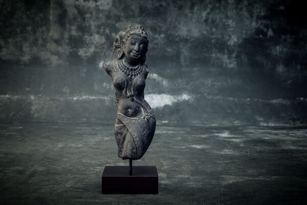 hindu female torso on stand