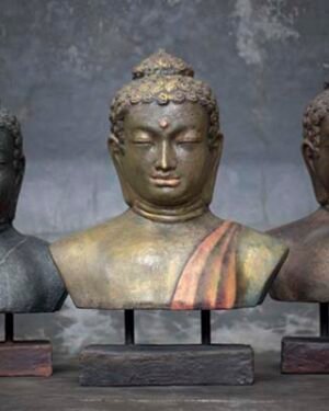 Head Buddha on Stand Colors