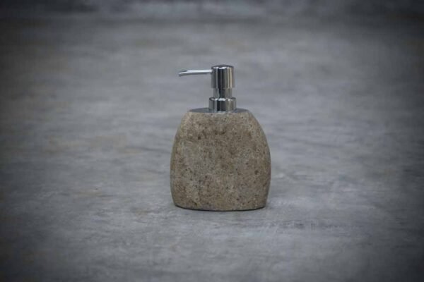 River stone soap dispenser
