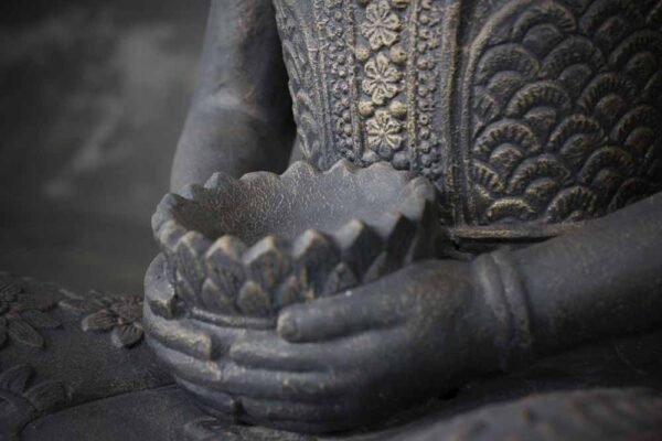 Meditating Buddha with bowl