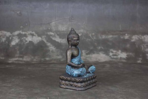 Sitting Buddha folded hands blueSittingSitting Buddha dhyana hands blue Buddha folded hands