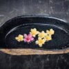 Stone work products megalithic river stone flower bowl top view