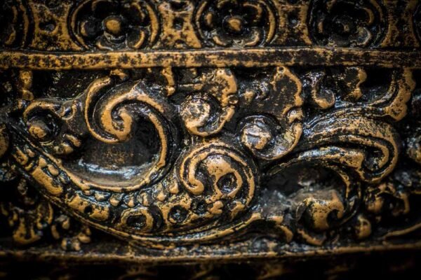 Ganesha table fountain details ornament