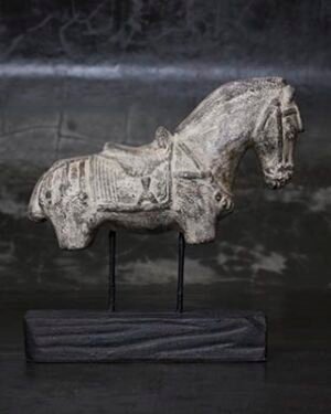 BD120 Horse Statue on Stand
